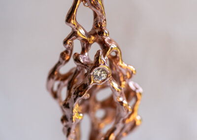 Šperk-ženství-S-SDIAMANTEM-Emaralleya-stříbrný-náhrdelník-pokovený-platinou-a-růžovým-zlatem